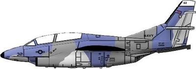 Fox One Design 1/144 T-2C Buckeye 43rd Fighter Squadron 3D Printer Kit FXNA116 (Airplane)
