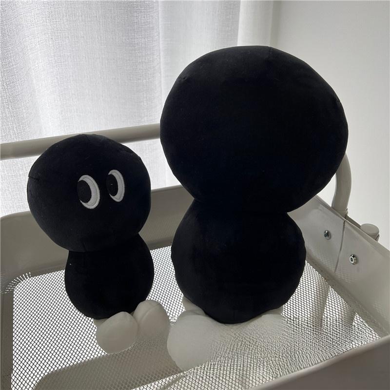 Gourd Funny Black Plush Toy Cartoon Pillow Doll Doll Gift With Pp Filling Cotton