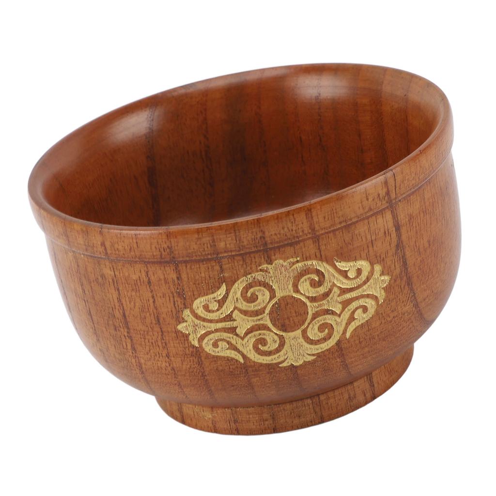 Bol lemn Jujuba acru   Anti-opărire   Bol de orez pentru mâncare ceai cu lapte supă