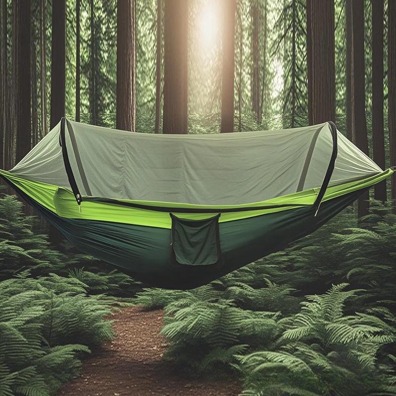 OLOEY Quick Open Mosquito Net Hammock