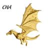Decorative Shelf Accents Double Dragon Bookends, Vintage Fantasy Flying Bookshelf Decor, Stable Reading Room Decor Sculpture Book Stopper for Shelves,