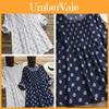Plus Size Women Printed Dot T-shirt Dress Featuring Comfortable Long Sleeve Design