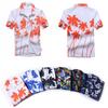 Camicia da Uomo Floreale a Maniche Corte di Qualità Premium con Design Hawaiano Senza Tempo