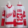 Detroit Red Wings Eishockey Trikot Bestickt Team Uniform Baumwolle Sportbekleidung Herren Erwachsene