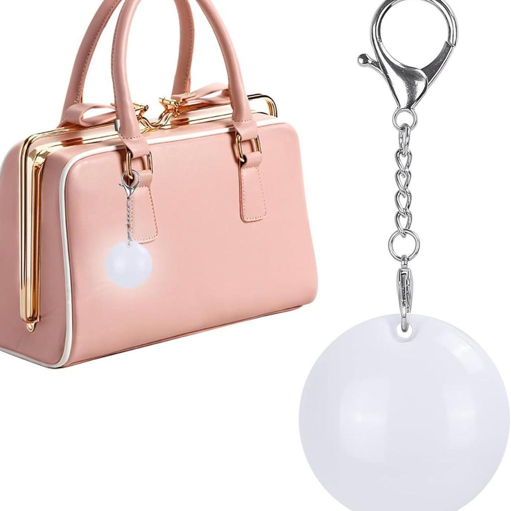 Heart-Shaped USB Rechargeable Touch Light Pendant Backpack Gift