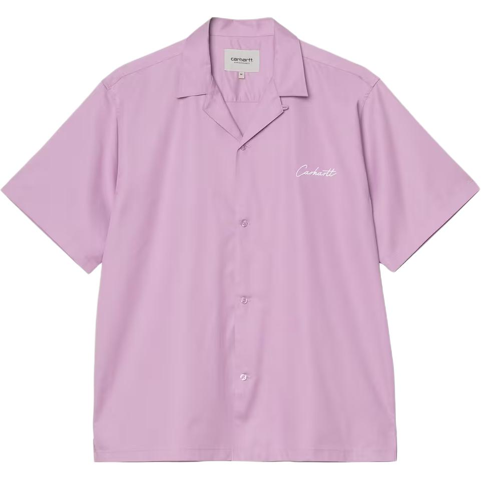 Carhartt WIP Comfortable Minimalist Left Chest Embroidered Short Sleeve Shirt Unisex shirts I031465-3N7-XX