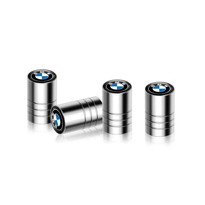 JKGN2 For BMW M Emblem E46 E36 E34 F10 E90 F30 E60 F30 E53 E30 E92 E87 Car Wheel Tire Valve Caps 4Pcs Metal Stem Cover