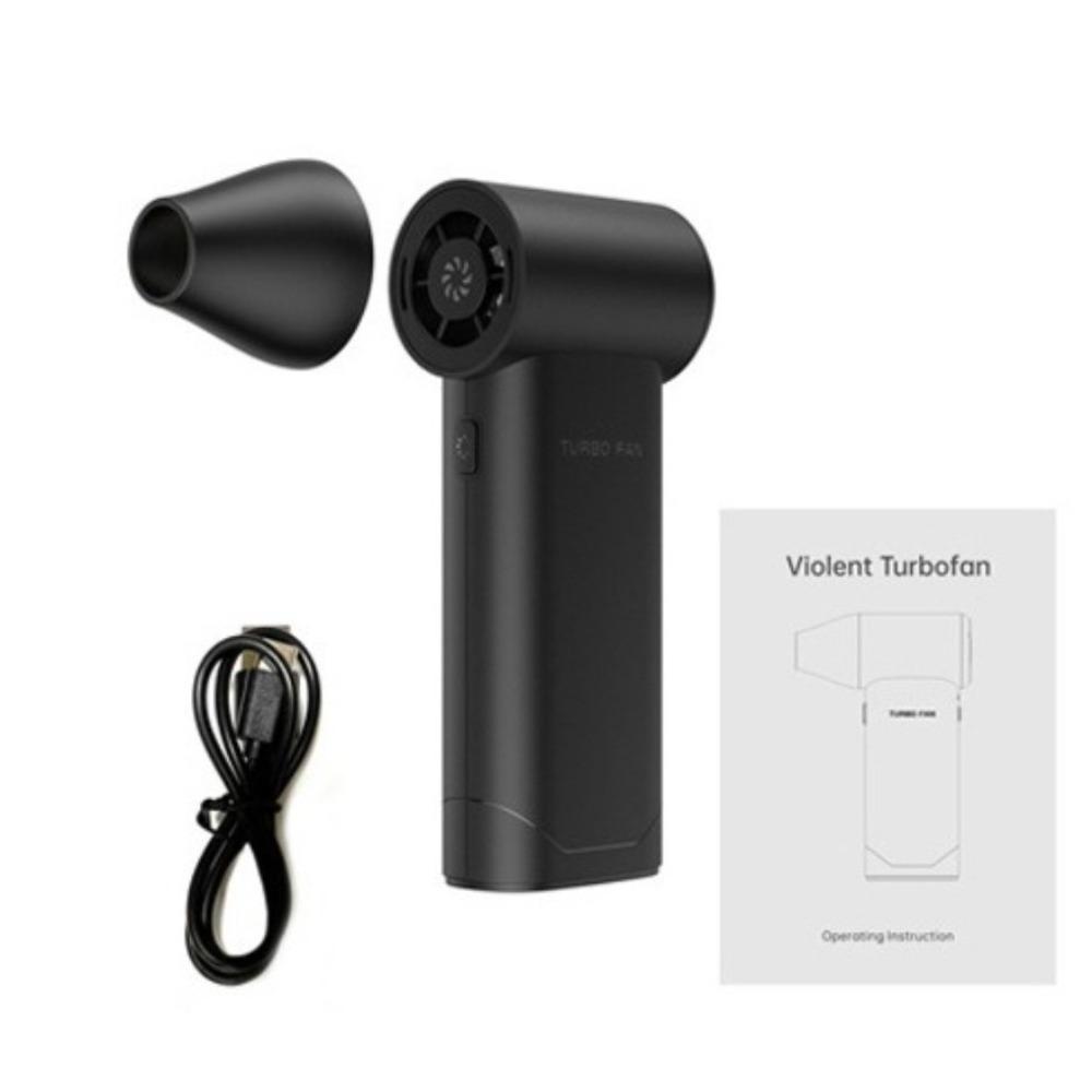 

Handheld Turbo Fan Type-C Charging Portable Blower Multifunctional Multi-Scenario Applications Car чёрный