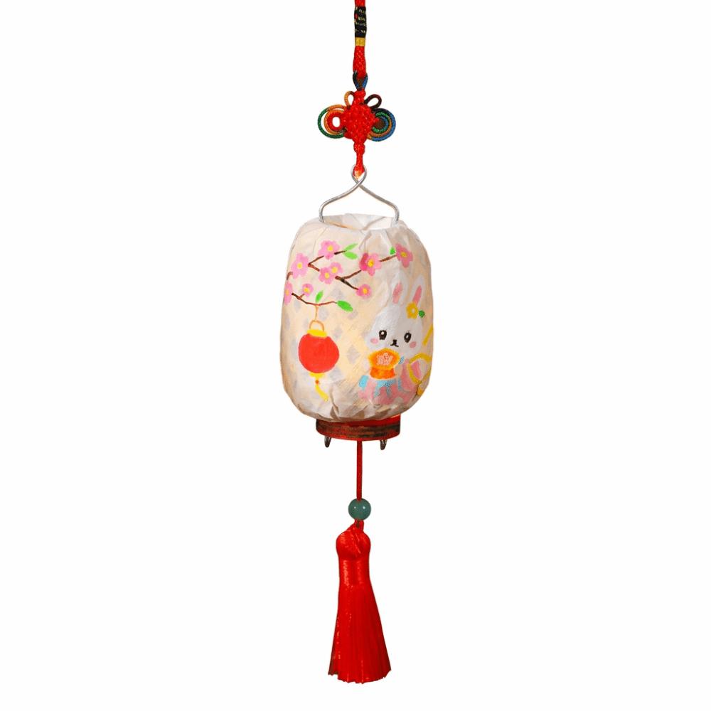 Bamboo Weaving Cage Mid-Autumn Festival Lantern Bamboo Portable Lantern  Home Decoration