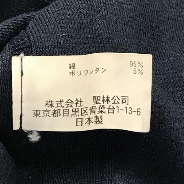 USED/Made In Japan HR Market V Neck Long Sleeve T Shirt Men M Navy Hollywood Ranch Market