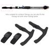 2Set Portable Fishing Rod Belt High Flexibility Pole Protection Cap Strap Fastening Bandage Set