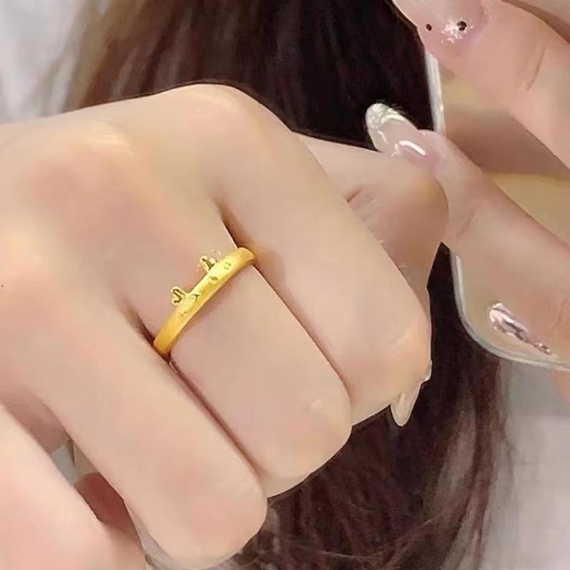 

Кольцо Дракона Молочного Цвета с Подмигиванием на Рождество Женское Открытое Регулируемое Кольцо на Указательный Палец Нишевый Дизайн Зодиакальный Дракон Милое Кольцо