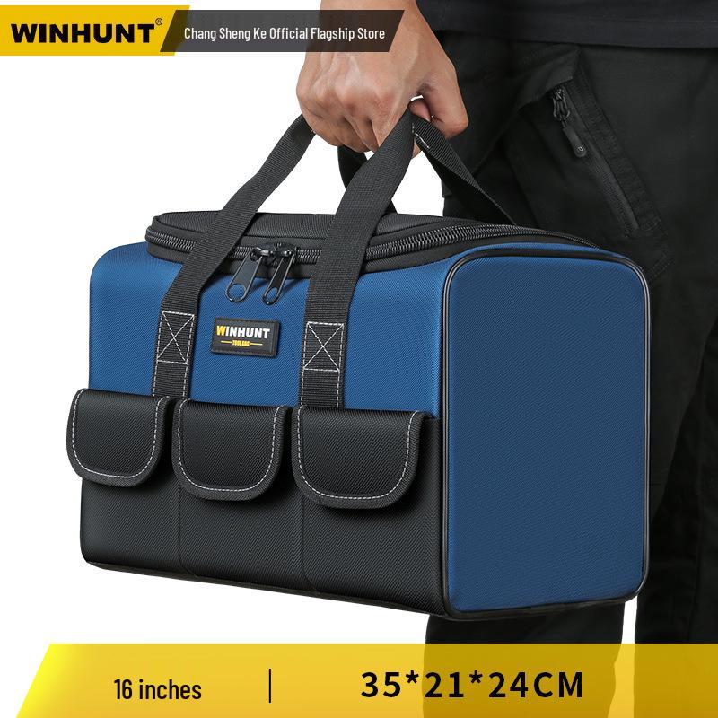 Everwiner Durable Canvas Tool Bag for Woodworking and Car Repairs