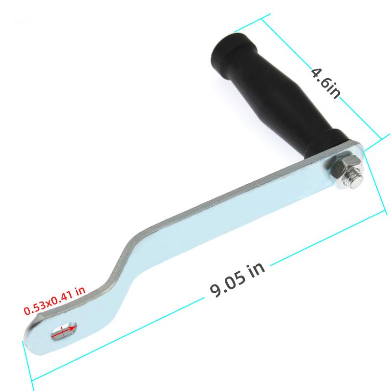 1Pc Marine Vehicle Trailer Hand Crank Winch Handle Small Crane Handle Rocker Arm Knob Trailer Machine Accessories Handle Grip