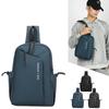 Multifunctional Men's Crossbody Bag Chest Bag Commuter Large Capacity Sport Lightweight Shoulder Bag