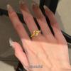 Jinruixi Vintage Gold Taubenei-Ring: Elegant, Exquisit und Light-Luxury-Stil für den Zeigefinger.