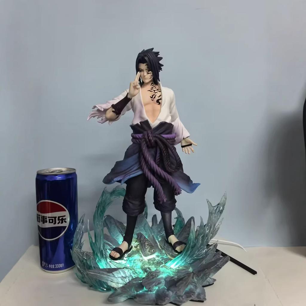 Hokage, Mo Hidden Sasuke, Uchiha, Sasuke, Spell Form, Luminous, Model Ornament, Boxed Figure.