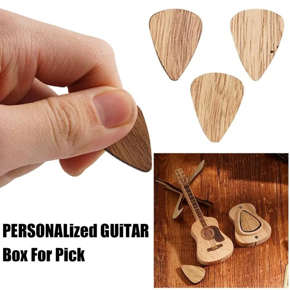 

with Display Stand Guitar Pick with Holder Smooth Edge Guitar Pick Storage Case Gift