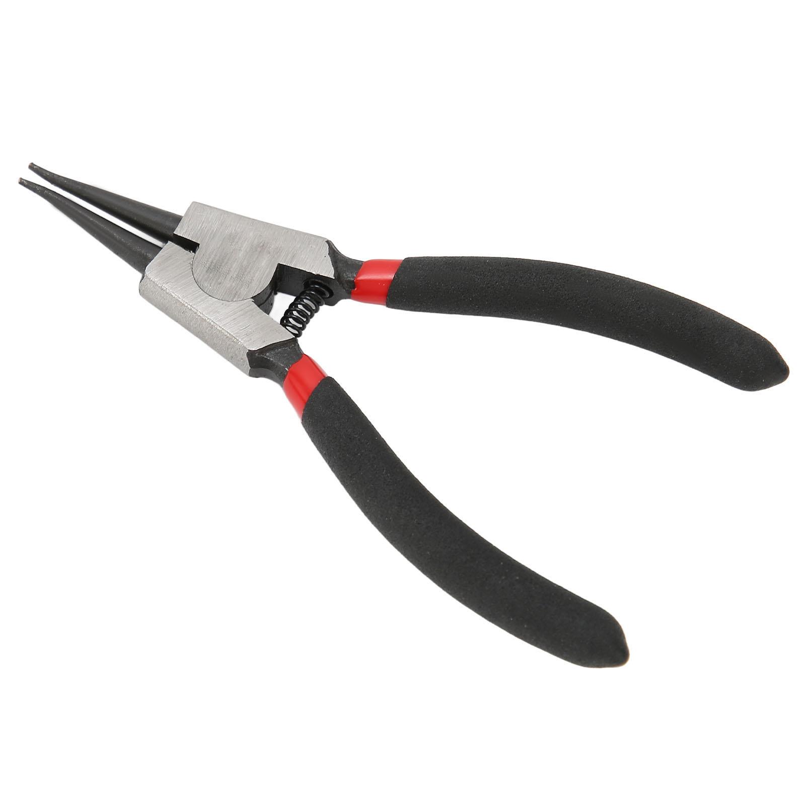 

Внешние прямые плоскогубцы для стопорных колец из углеродистой стали и резины, многофункциональные плоскогубцы для удержания колецSK1126D