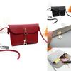 Elegant Women's Shoulder Bag Pu Leather Solid Messenger Crossbody Handbags Purse Fashion