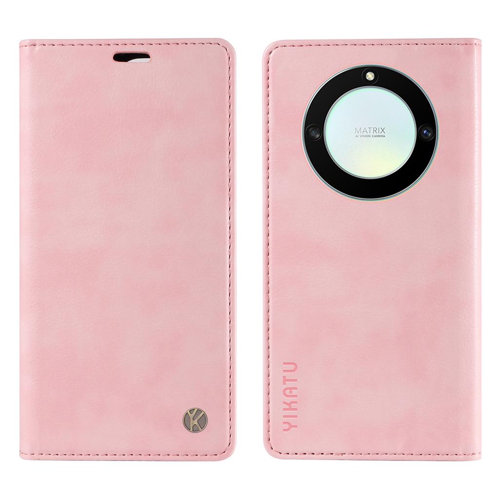 YIKATU YK-006 For Honor X40 5G/X9a 5G/Magic5 Lite 5G Leather Case Litchi Texture Phone Wallet Cover