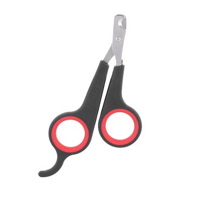 Parrot Nail Scissors Bird Nail Clipper Pet Bird Parrot Small Animals Accessory Grooming Tool Nail Scissors Clipper Black and Red
