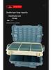 Multifunctional Fishing Tackle Box with Rod Holder - Large Capacity for Outdoor Use
