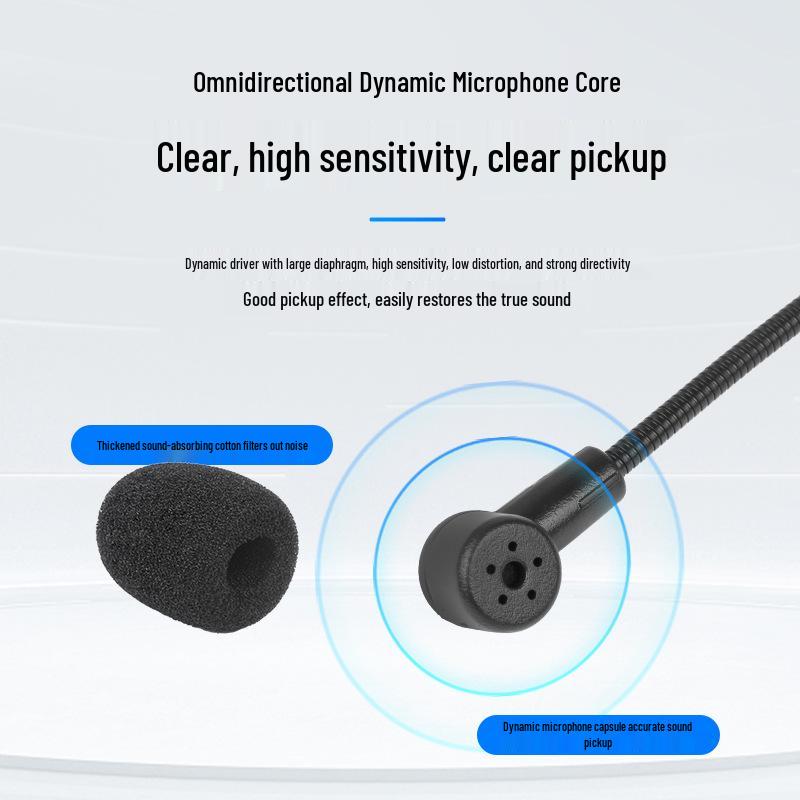 Compact Teacher Megaphone with Headset Mic and Cable for Tour Guides