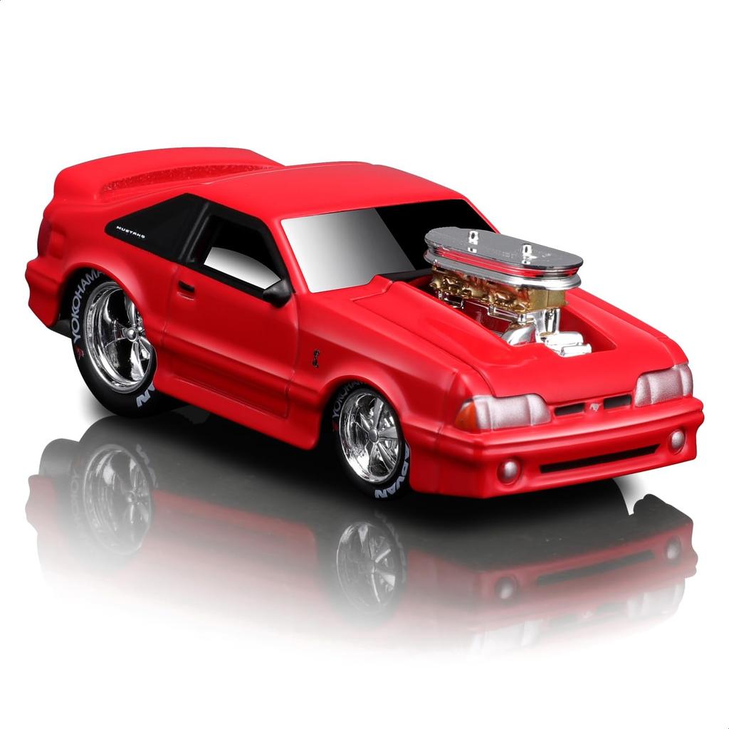 Maisto Scale Muscle Machines Series Diecast Model Car Ford Mustang SVT Cobra Red 1/64 3-5 / (1993 - 15563)