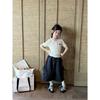 Girls Summer Hollow Knit Polo Shirt Short Sleeve T-Shirt Baby Stylish Casual Top