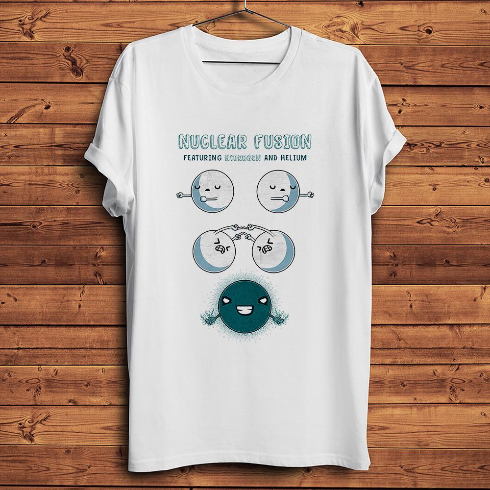 

Nuclear Reaction Fusion Dance Funny Geek T Shirt UnisexNew White Casual Homme Cool Geeker Tshirtunisex Tee Breathable Print S