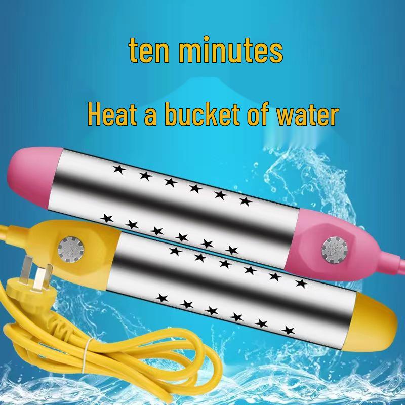Rapid Heat Water Boiler Stick with Auto Shut-Off - Safe Electric Heater for Bathing and Household Use