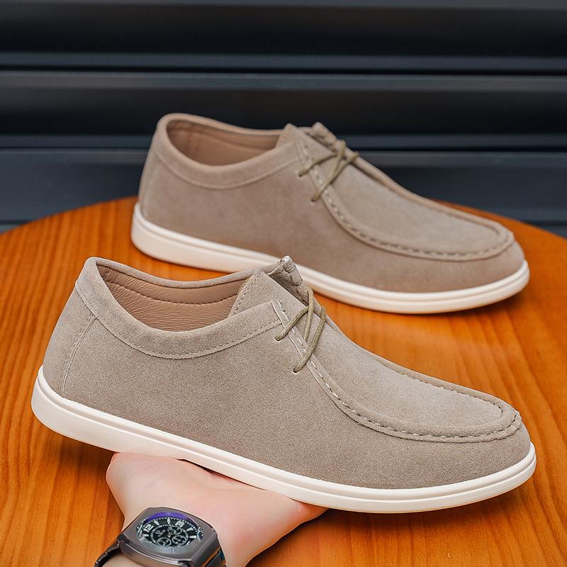 Pantofi sport bărbați cu platformă, stil kaki, pantofi de conducere ușori, pantofi de agrement pentru bărbați