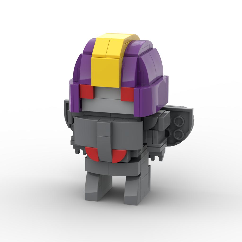 *Transform Auto Robot Brickheadz * Star Scream Jazz Prime DIY Enlighten MOC Block Brick set,Compatible With