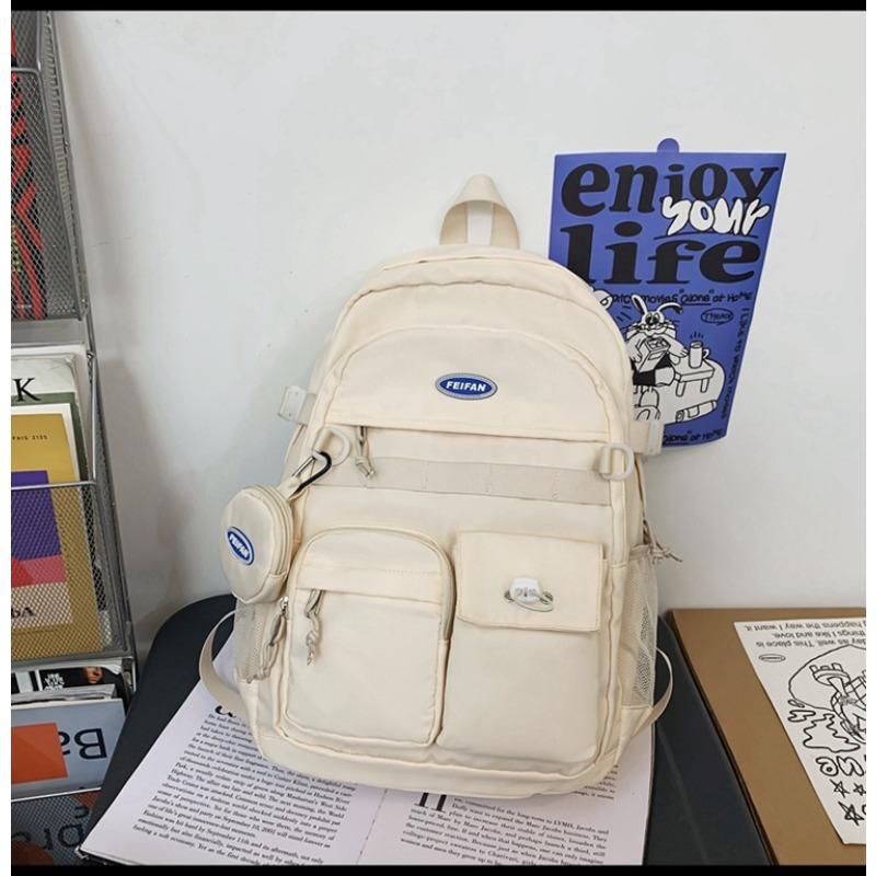 Neuer Schulranzen Damen schlichte große Kapazität Computertasche Designgefühl Nischenschulranzen Damen College-Studenten Herren Rucksack Trendmarke