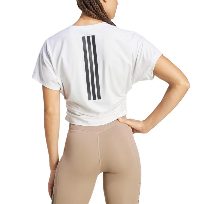 Adidas Powerclimacool Soft Skin-Friendly Comfortable Versatile Short Sleeve Drop Shoulder T-Shirt Women Tops JX1194