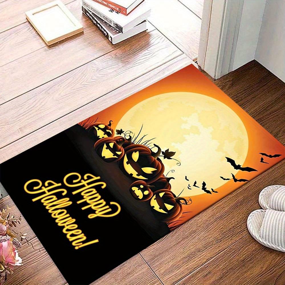

1pc Happy Halloween Area Rug, Slip-Resistant, Easy-Clean, Stain-Resistant, Perfect for Cozy Living Rooms, Bedrooms, Kitchens, Offices, and H 60cm by 90cm
