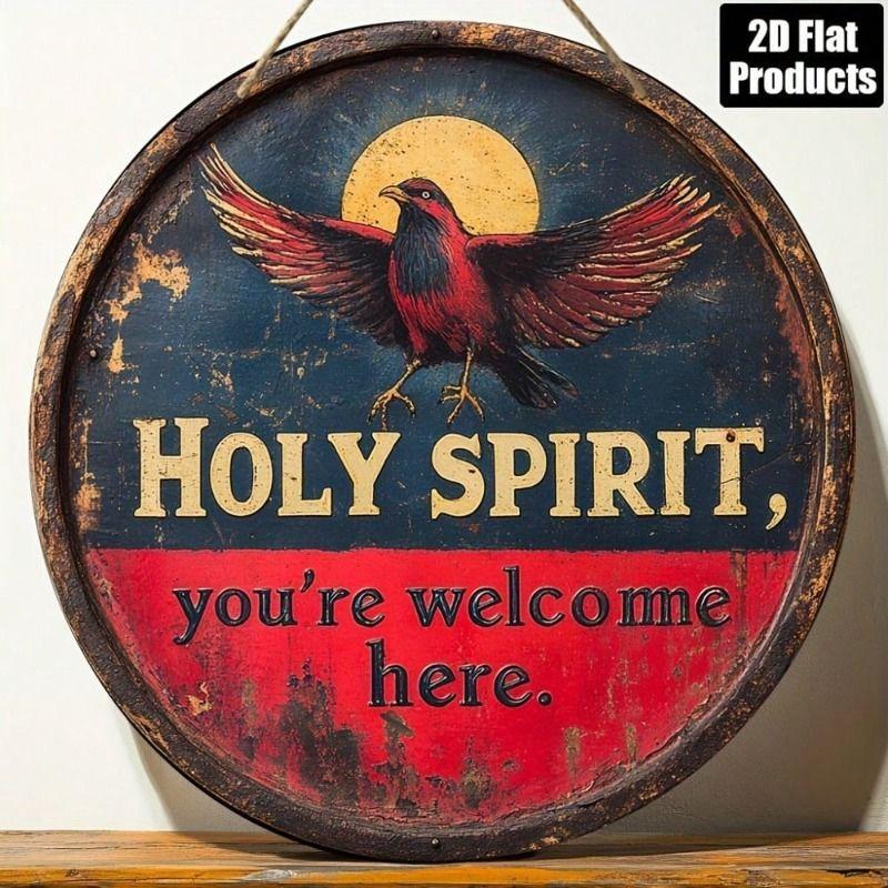Metal Tin Sign 2D Wall Art Home Decor Flat Hanging Decorative Plaque