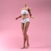 Scale Female Action Figure Flexible Joint Action Figure Body Model with Various Detachable Leg and Hand Accessories Tan Model 1/6 Body, 12-Inch (Light