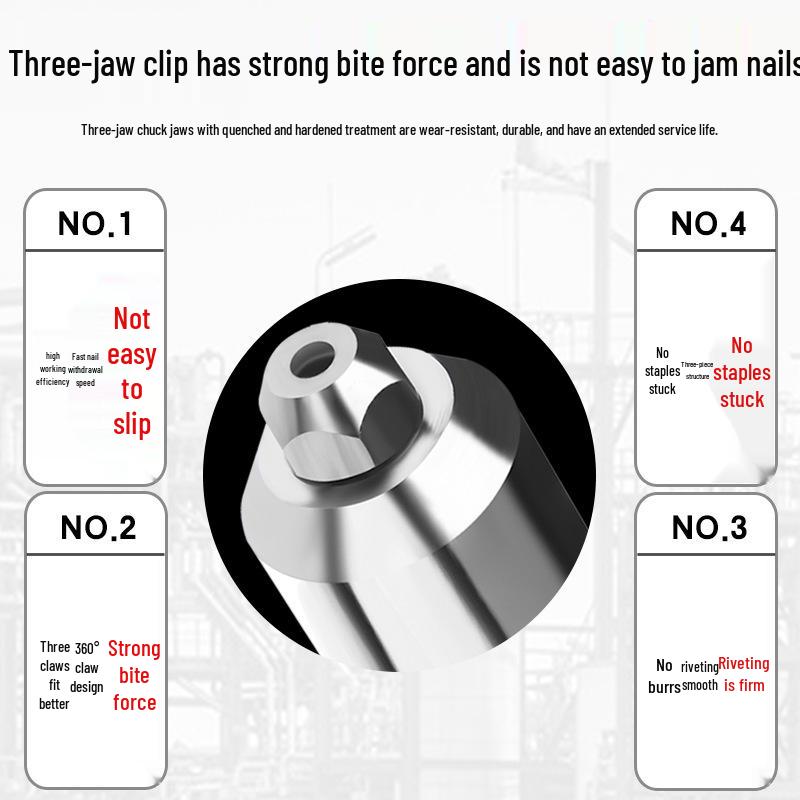 Automatic Electric Pop Rivet Gun Converter Head for Household Use