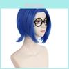 Inside Out Sadness Short Hair Cosplay Wig With Mechanism Style For Themed Parties