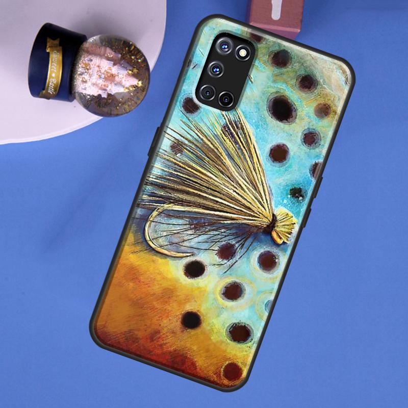 Brown Trout Fly Fishing Phone Case For Oppo A60 A40 A80 A16 A76 A96 A91 A15 A17 A74 A94 A54 A57S A18 A38 A58 A78 A98
