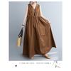 Women's Full-length Sleeveless V-neck Sundress