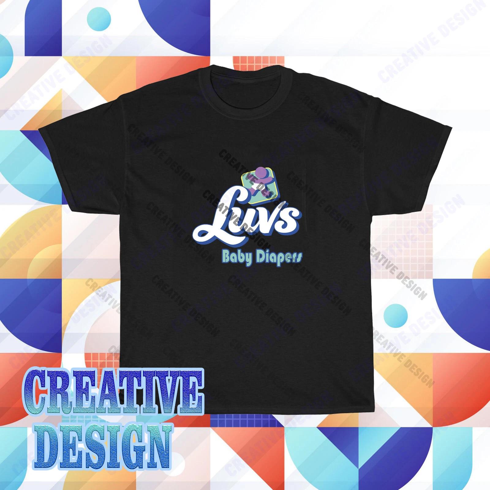 New LUVS Baby Diapers Logo T-Shirt Funny Size S to 5XL XL