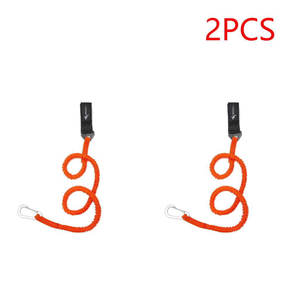 5-1PCS Elástico Caiaque Canoa Remo Leash Segurança Barco Vara de Pesca Pólo Cordões Enrolados Corda Anti-Perdido Remo Caiaque Remo Leash