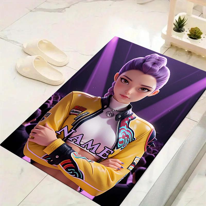 Custom 1Pc Huntress Power Rug Office Carpet Indoor Outdoor Entrance Doormat Nonslip Soft And Comfortable Living Room D2915169