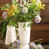 Weiße Vase Home Office Tischdeko Blumenvase Keramik Hochzeitsmittelstück