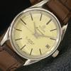 HAND-WINDING VINTAGE TITONI AIRMASTER TITOFLEX SWISS MENS CREAM WATCH A703244-1 R213a-a703244