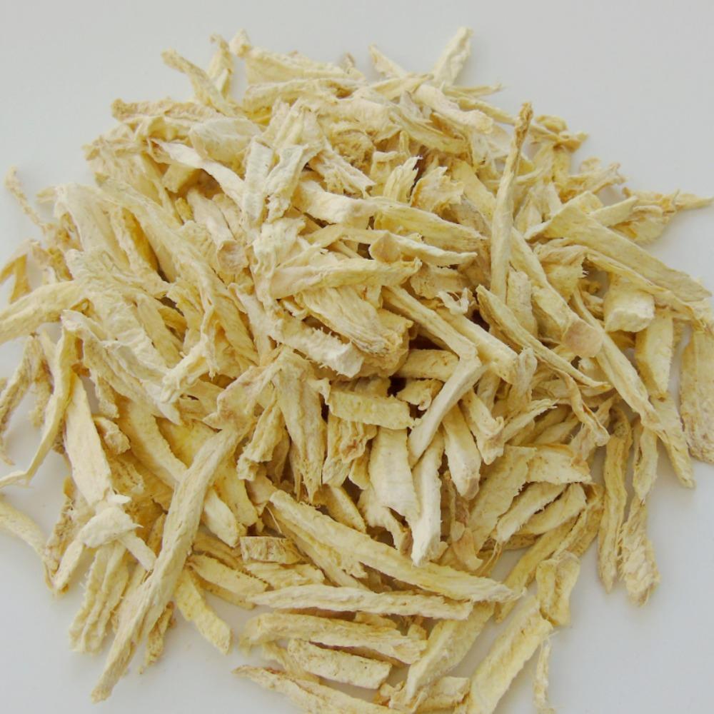 Dried Ginger Shreds Bulk 17.6oz Yunnan Small Yellow Ginger for Tea
