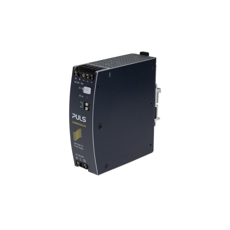 PULS CP10.241-C1 DIN Rail Power Supply, 24V 10A 240W, 100-240V AC Input